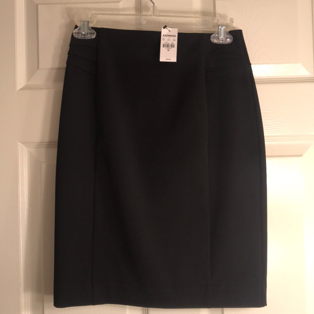 NWT Express Black Pencil Skirt Size 00